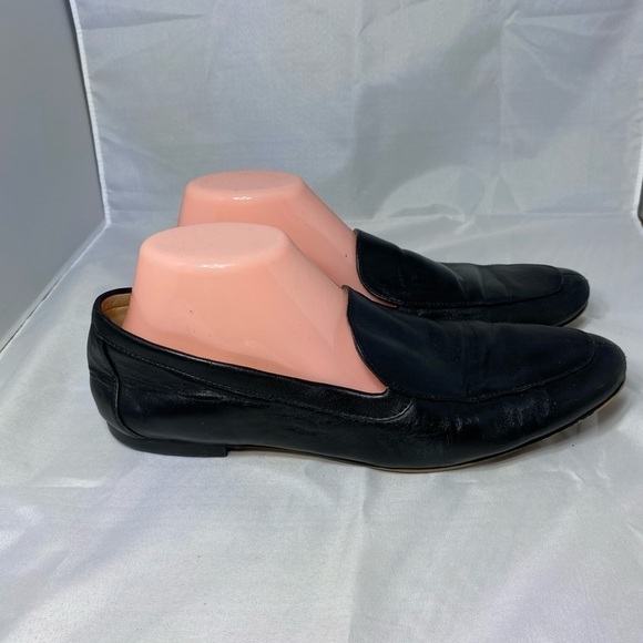 J. Crew Black Leather Flats - Picture 2 of 4